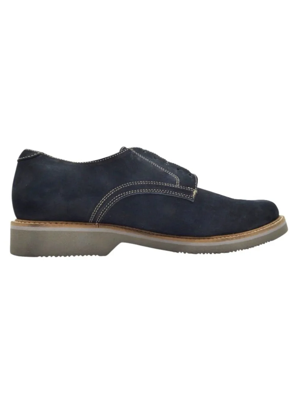 14th & Union Men’s Suede Casual Oxfords, Navy, Size 11